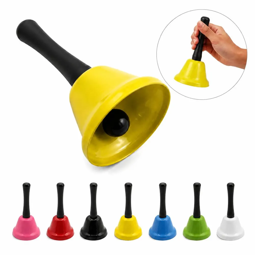 Stainless Steel Hand Bell with Loud Ring for Signaling 2