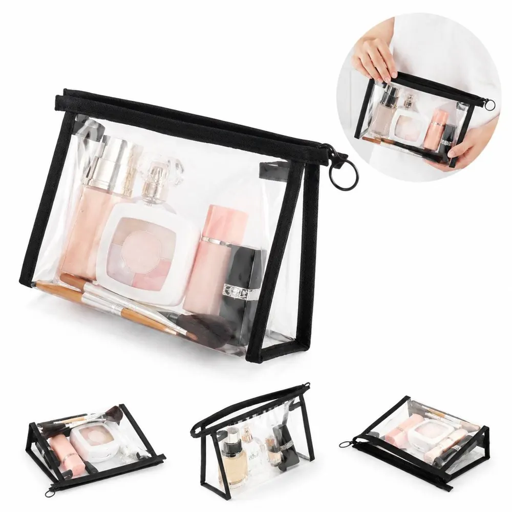 TPU Transparent Cosmetic Bag Waterproof Travel Storage 2
