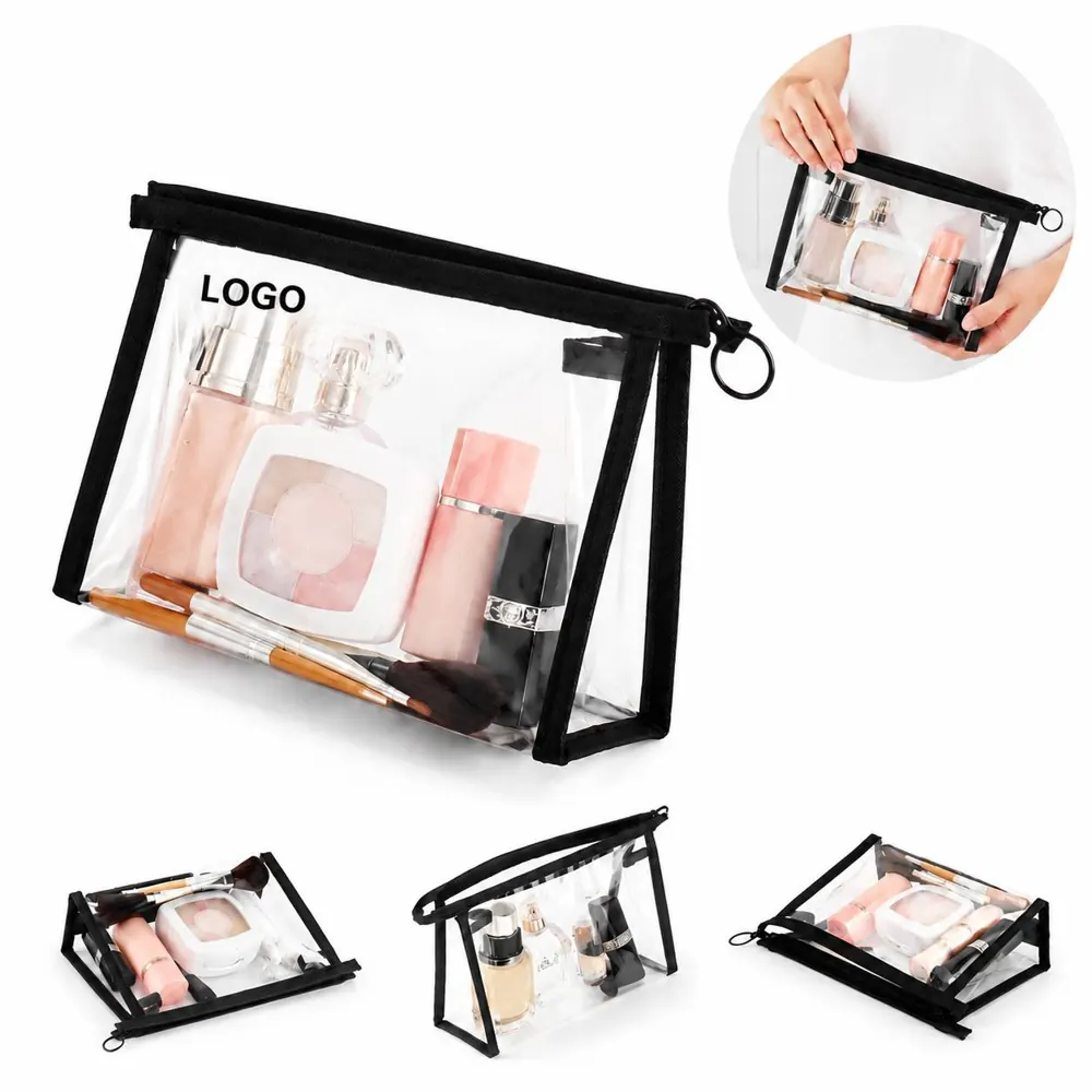 TPU Transparent Cosmetic Bag Waterproof Travel Storage
