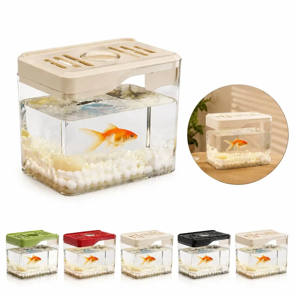 Ultra-Clear Desktop Aquarium with Integrated Filtration 2