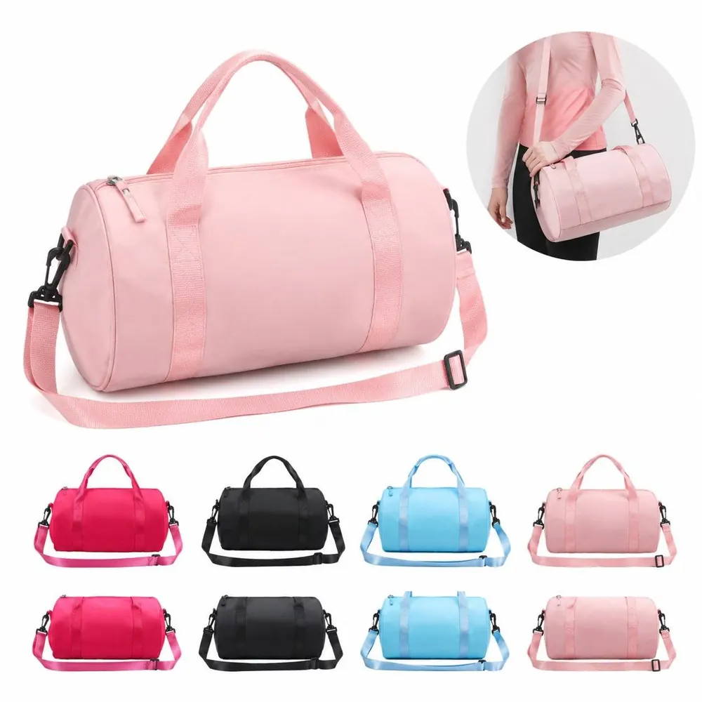 Water-Resistant Nylon Crossbody Sports Bag with Adjustable 2