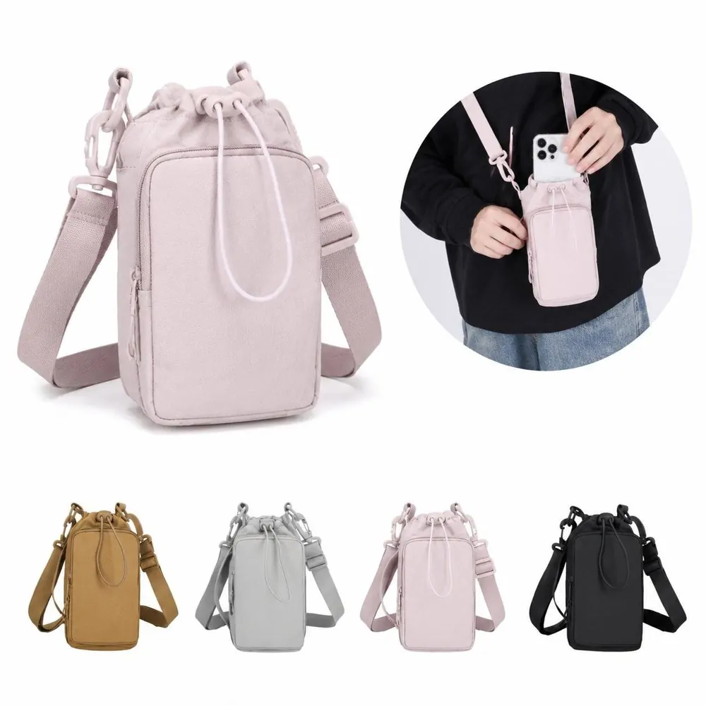 Insulated Crossbody Water Bottle Bag with Pockets 2