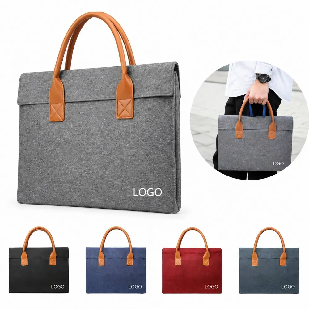 Rugged Oxford Laptop Sleeve with Padded Interior and Front