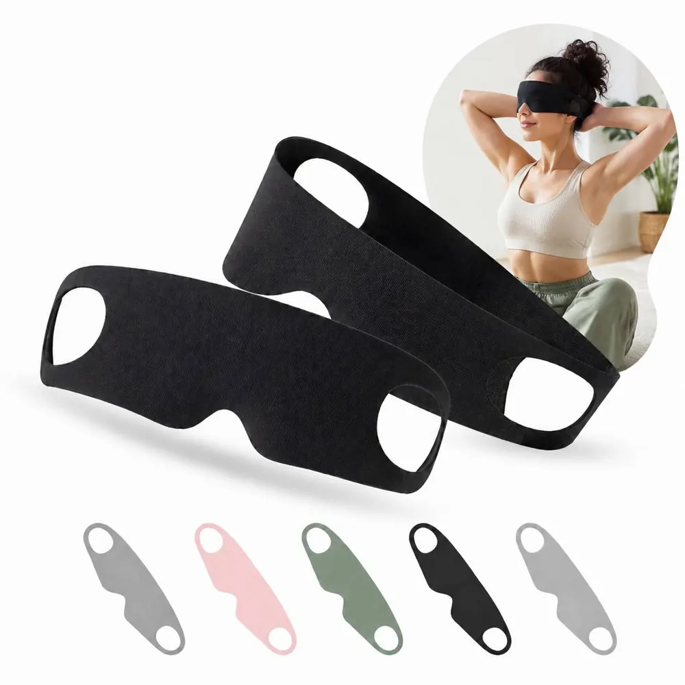 Ultralight Sleep Mask with Adjustable Strap for Comfortable 2