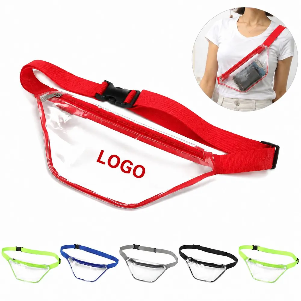 Clear Durable Transparent Fanny Pack for Events and Travel