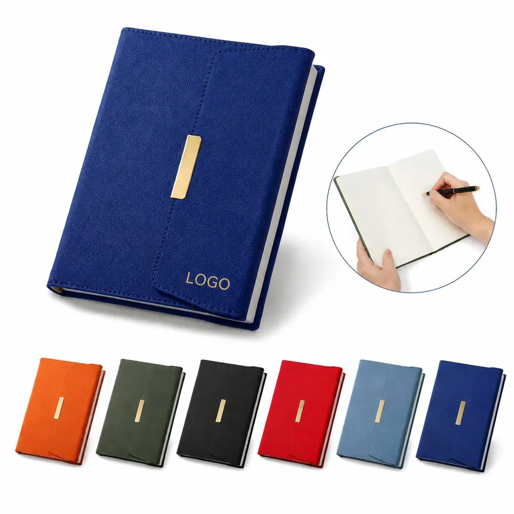 PU Leather A5 Notebook, Ruled Pages, Durable Hardcover