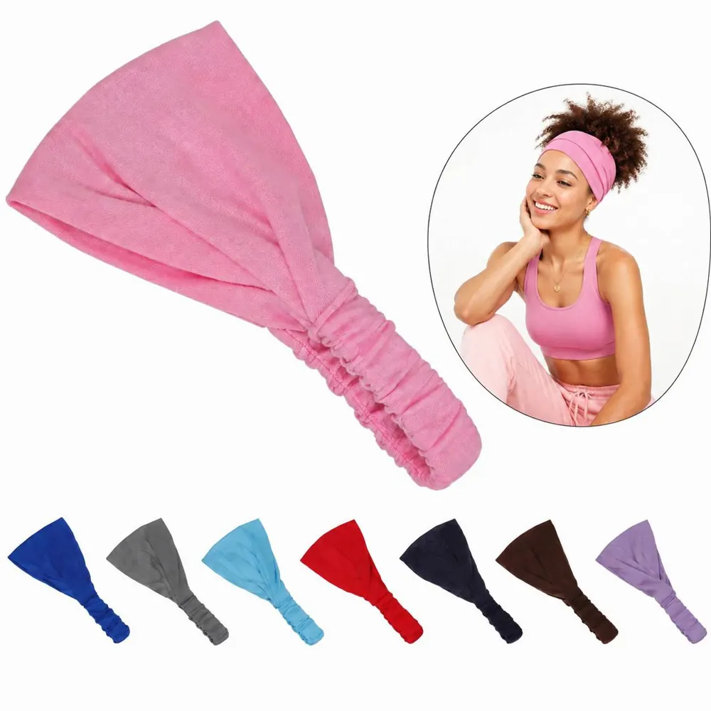 Adjustable Wide Headband for Daily Comfort and Sweat 2