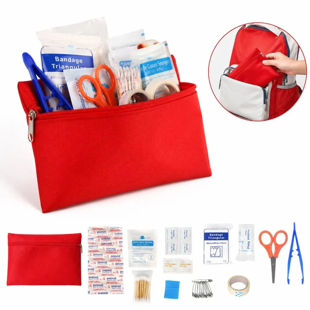 210D Oxford 14-Piece First Aid Kit Emergency Medical Supply 2