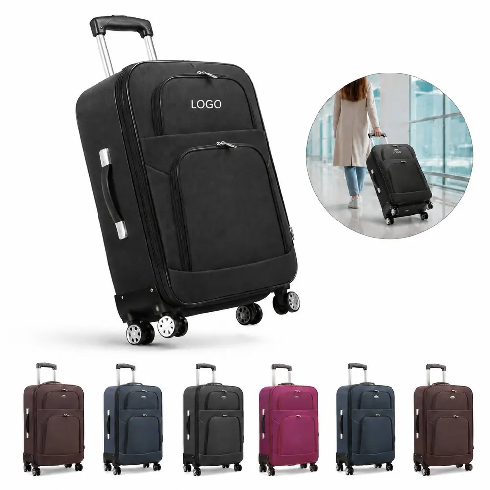 20 inch Carry On Luggage Suitcase with Retractable Handle