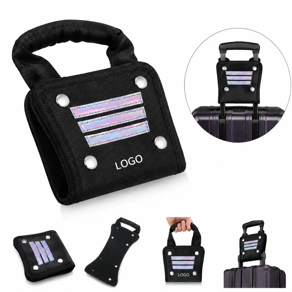 Nylon Reflective Luggage Handle Extender for Comfortable