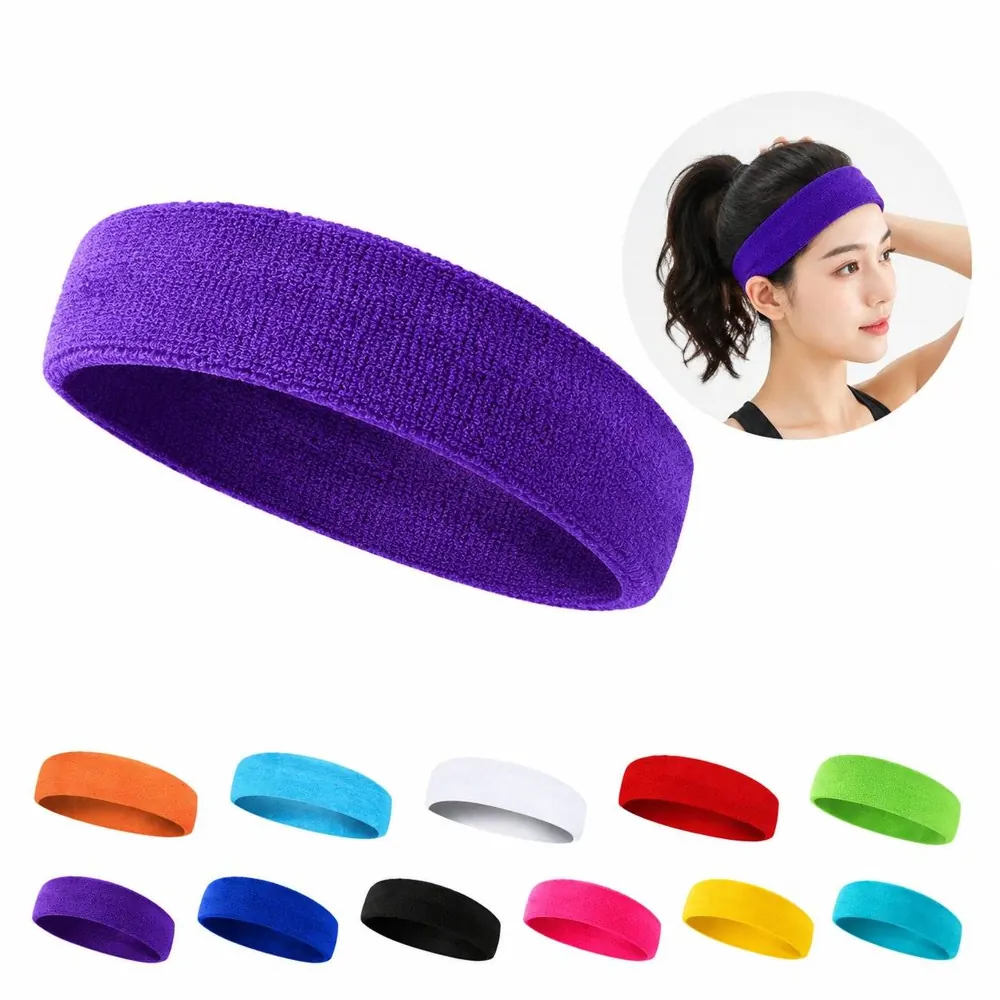 Stretch Sports Sweat Headband Moisture-Wicking for Running 2