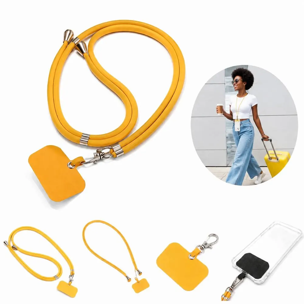 Adjustable Crossbody Phone Lanyard with Secure Clip 2