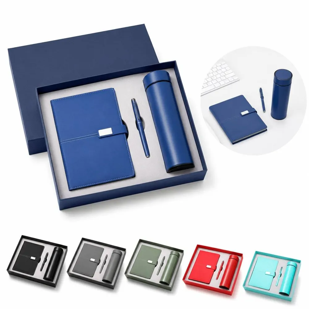 Premium 3-in-1 Gift Set with Tumbler, Notebook & Pen 2