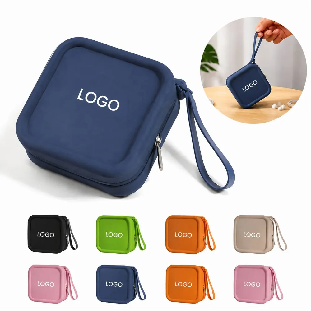 Portable Silicone Coin Purse with Secure Snap Closure