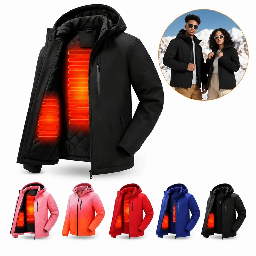 Washable USB Heated Jacket with Adjustable Temperature 2