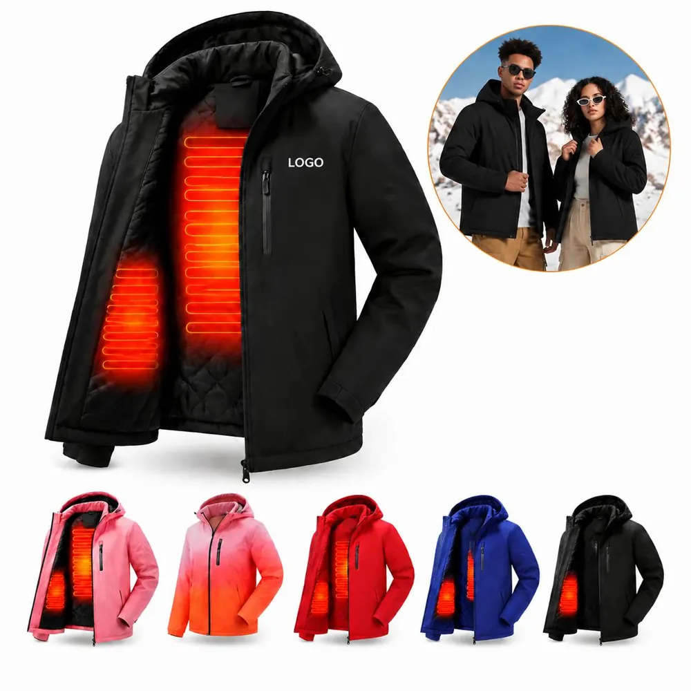 Washable USB Heated Jacket with Adjustable Temperature