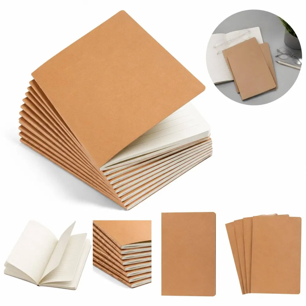 A4 Kraft Notebook, Durable Paper, Thick Pages, No Bleed 2