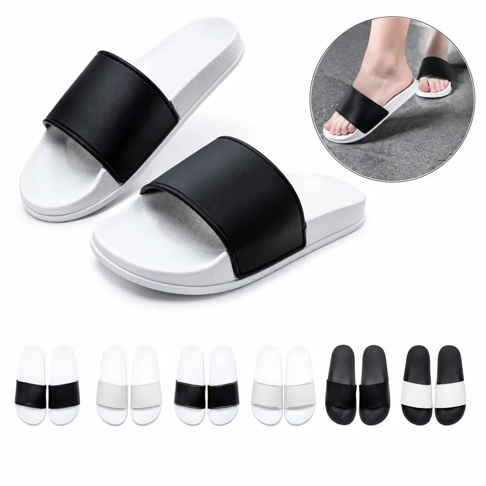 Non-Slip Slide Slippers with Cushioned Insole for Indoor 2