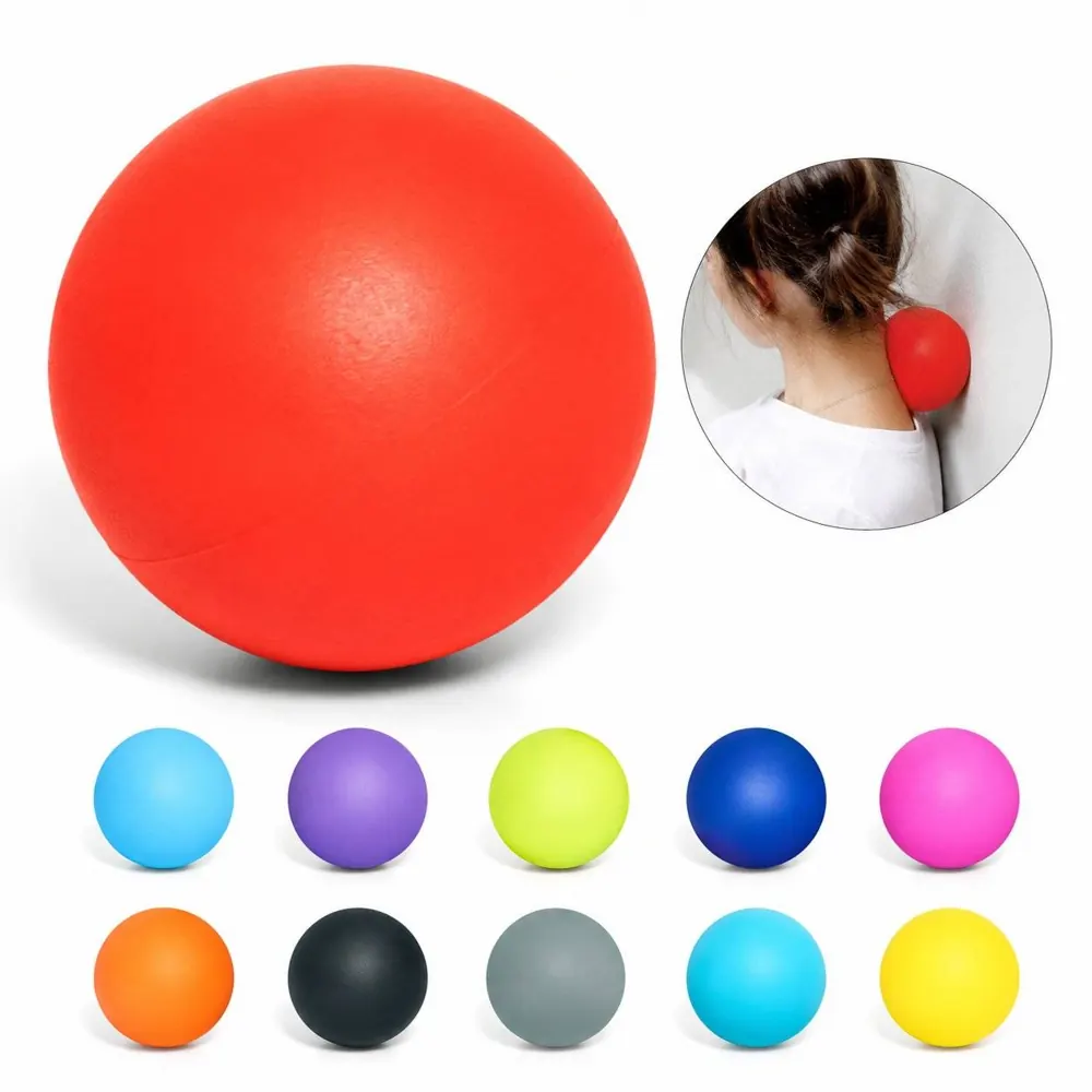 Portable Textured Silicone Massage Ball for Muscle Relief 2