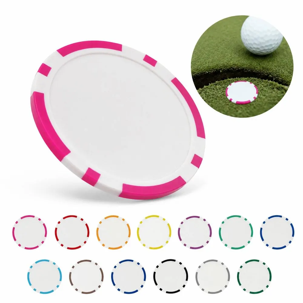 ABS Iron Poker Chip Golf Ball Marker for Putting Green 2
