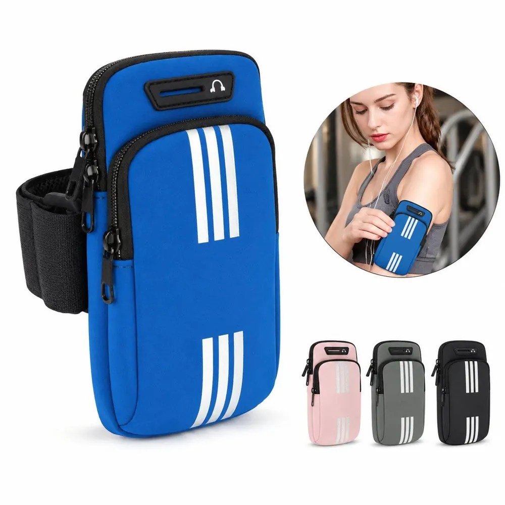 Waterproof PU Running Armband Phone Bag with Touchscreen 2