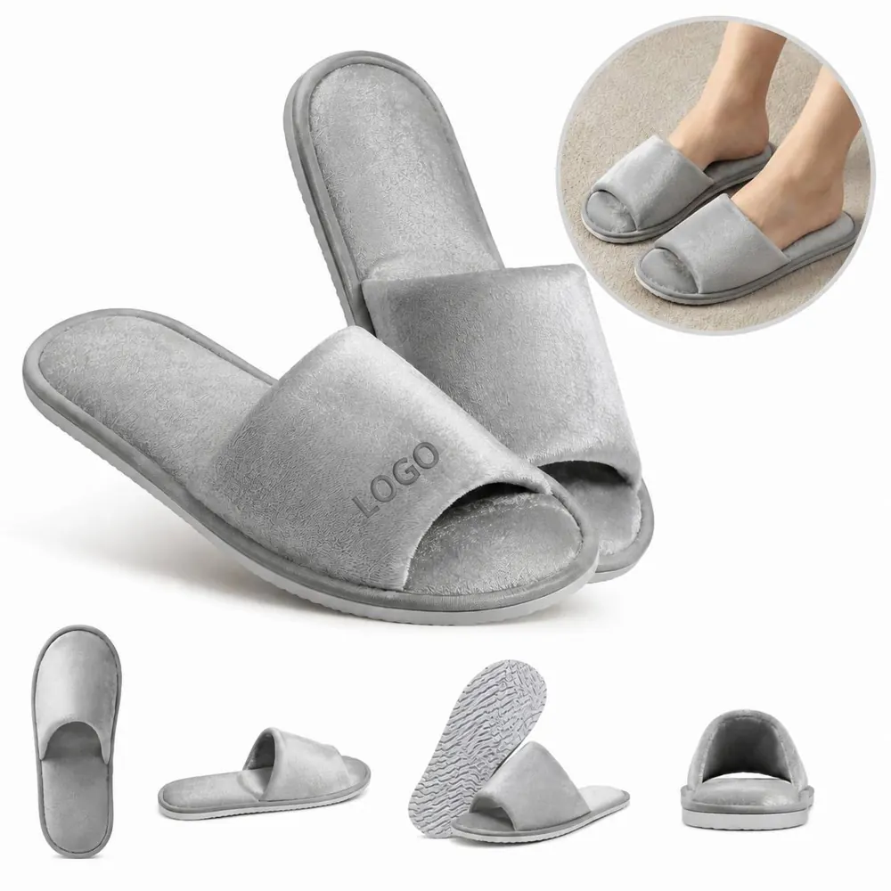 Coral Velvet Anti-Slip Slippers for Indoor Comfort