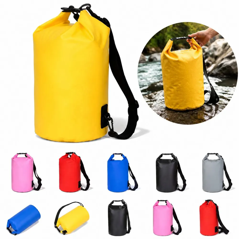 15L Waterproof Dry Bag with Single Shoulder Strap 2
