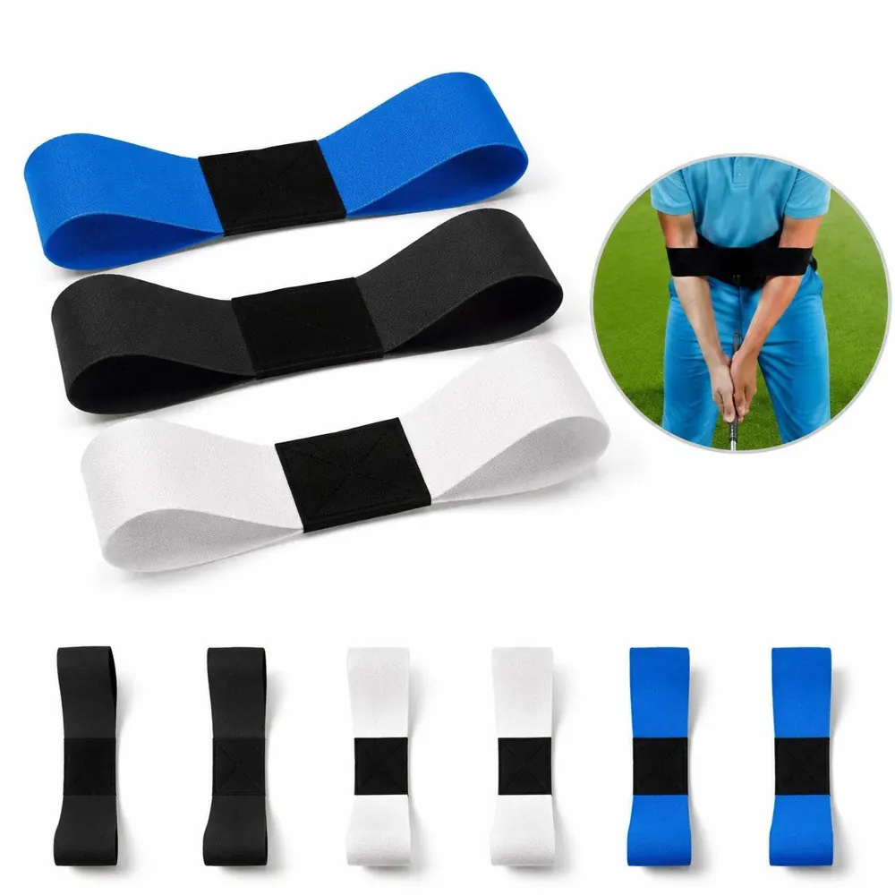 Golf Swing Trainer Arm Band with Adjustable Straight Arm Aid 2