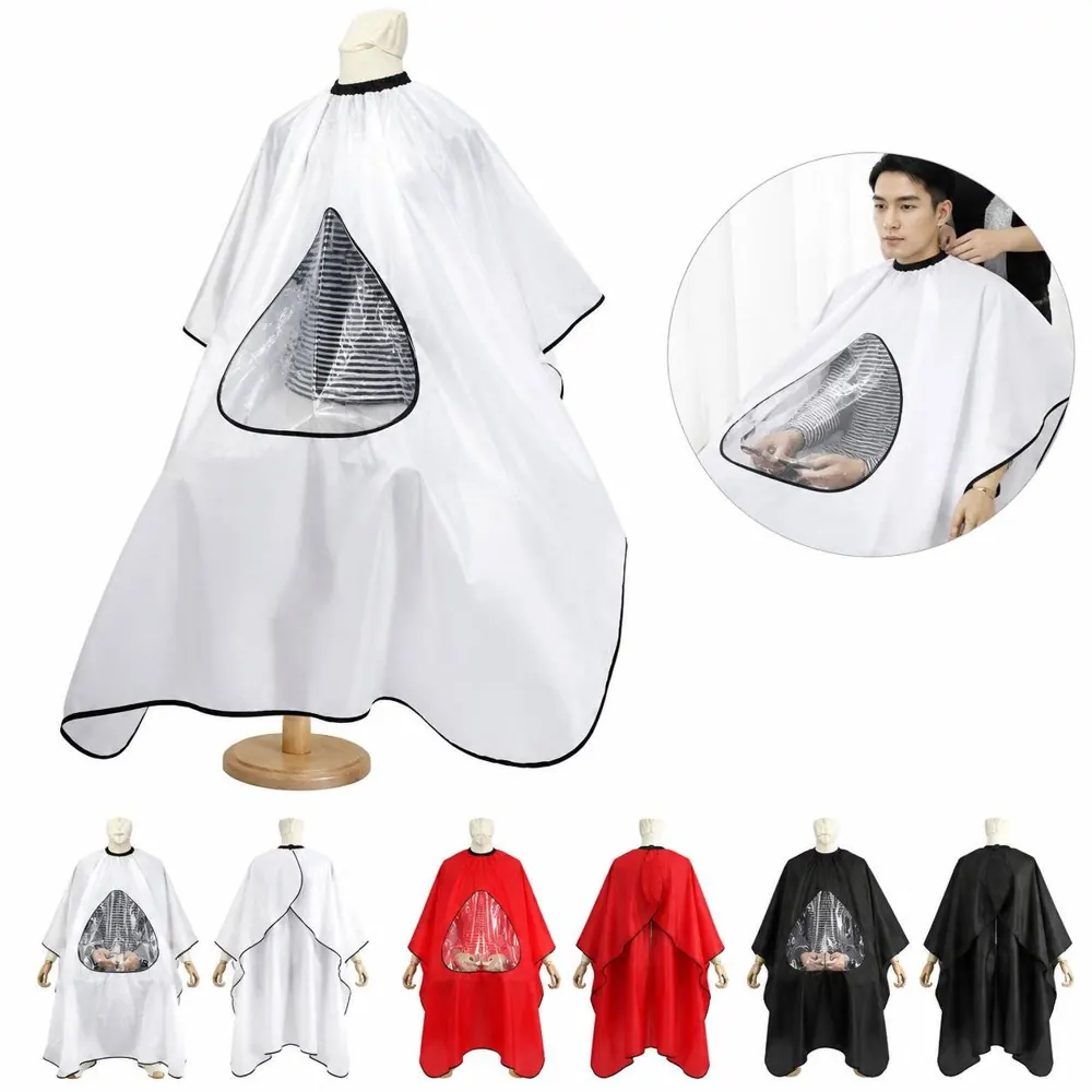 Clear View Barber Cape for Haircutting & Styling 2
