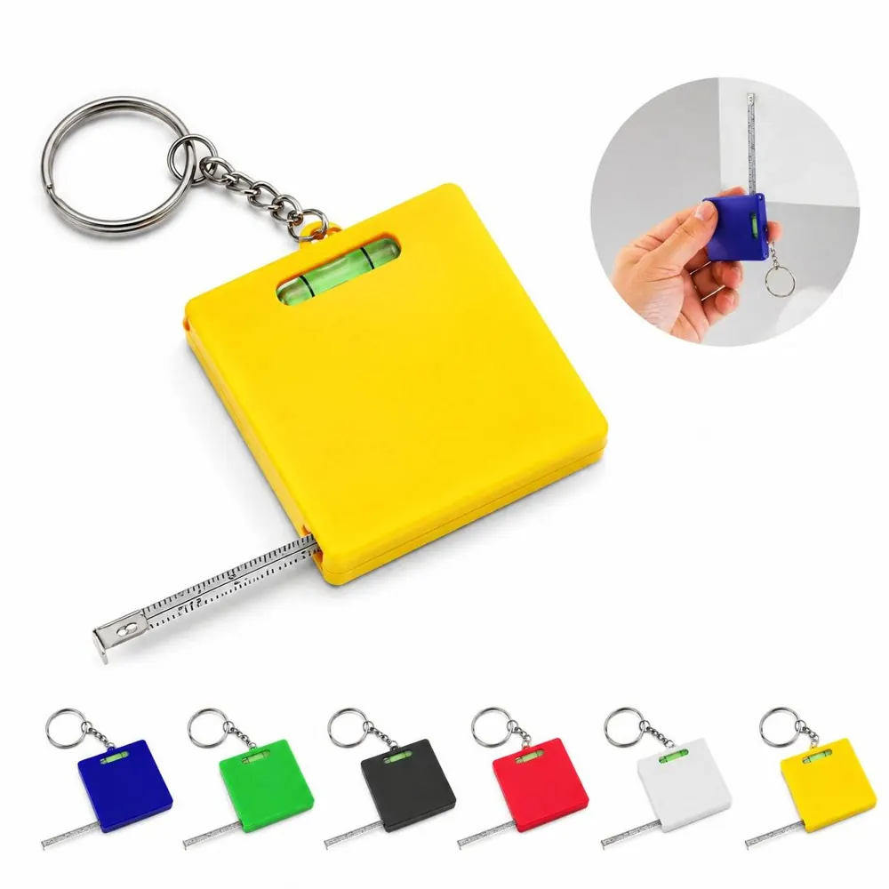 Multifunction Tape Measure with Bubble Level for Accurate 2