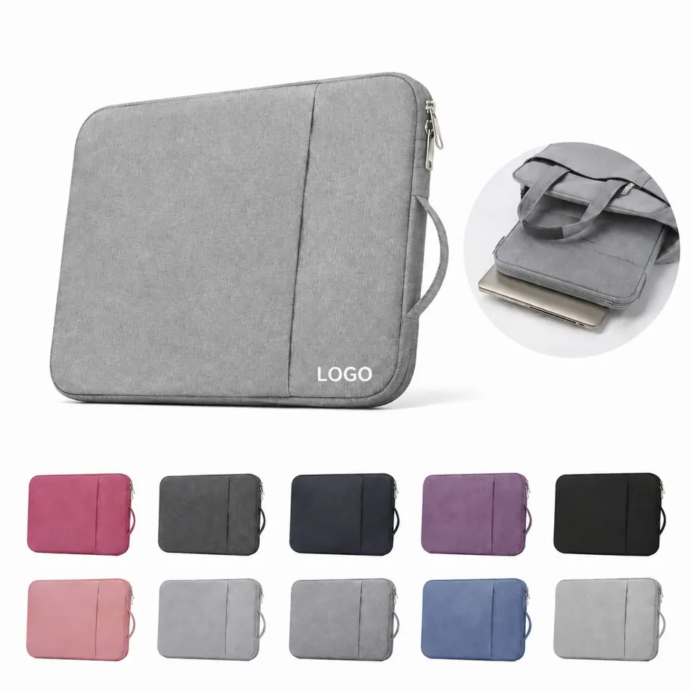 Waterproof Oxford Laptop Sleeve with Handle for Travel