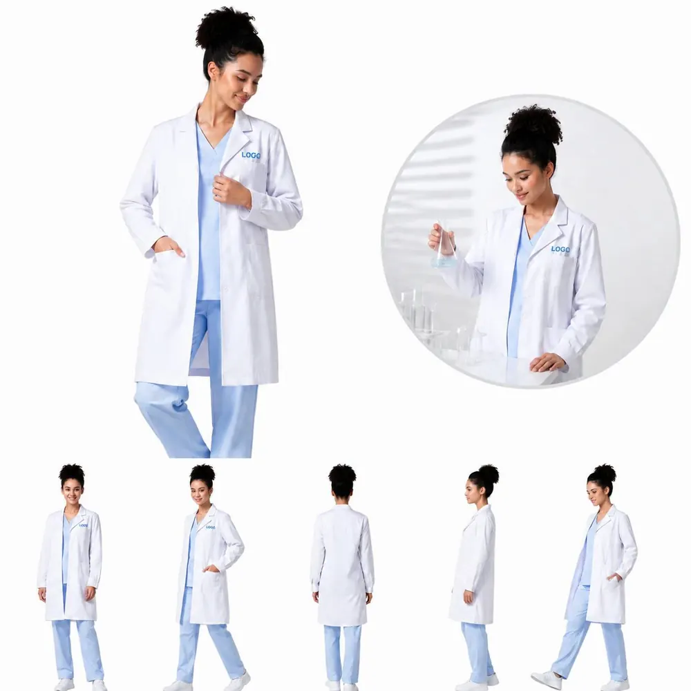 Heavyweight Medical Lab Coat for Doctors, Unisex