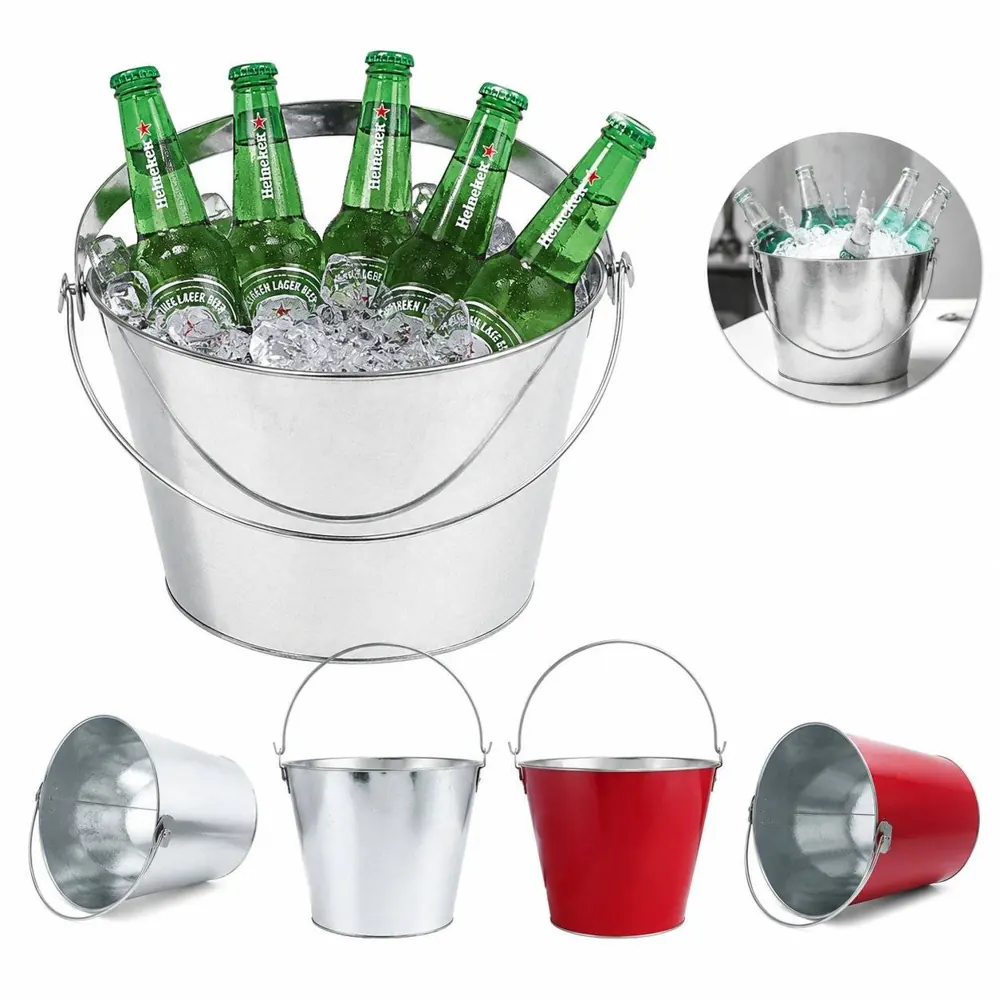 5L Iron Beer Ice Bucket for Chilled Drinks 2