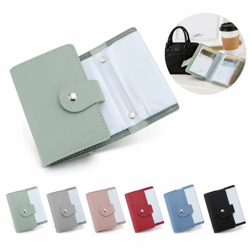 PU Leather Card Holder with 26 Slots for Credit Cards 2