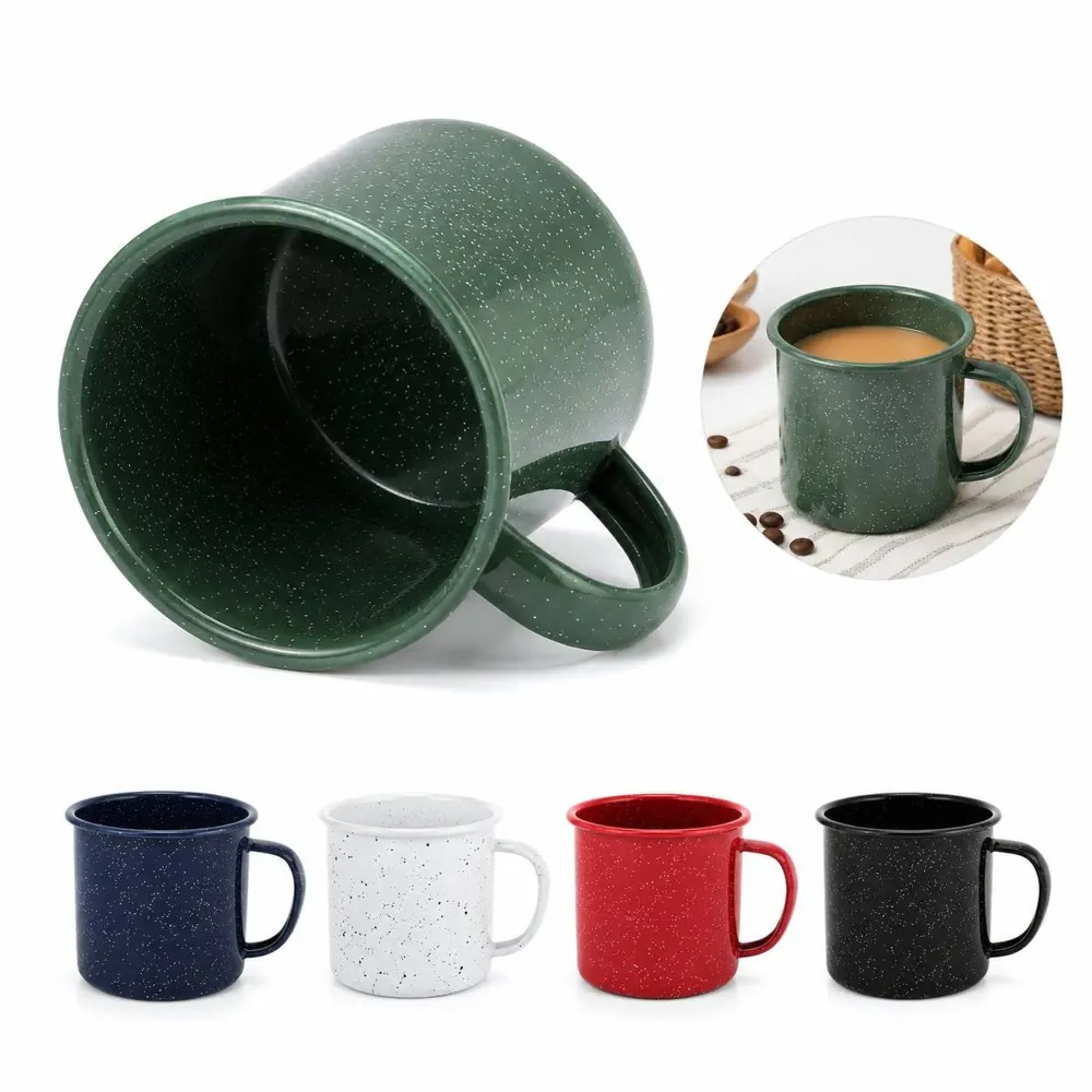 12oz Enamel Camping Mug for Outdoor Coffee Tea Hiking 2