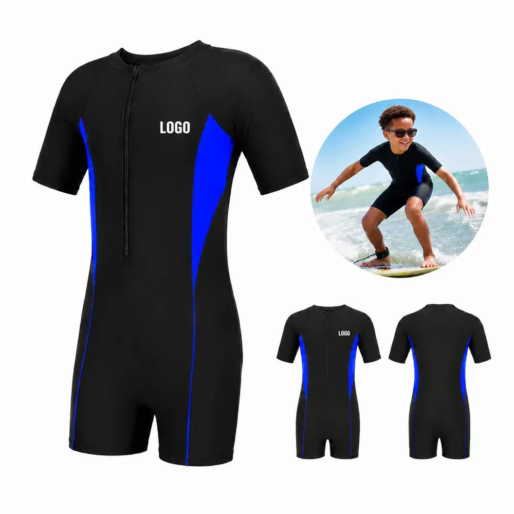 Kids One Piece Swimsuit Quick Dry UV Protection Swimsuit