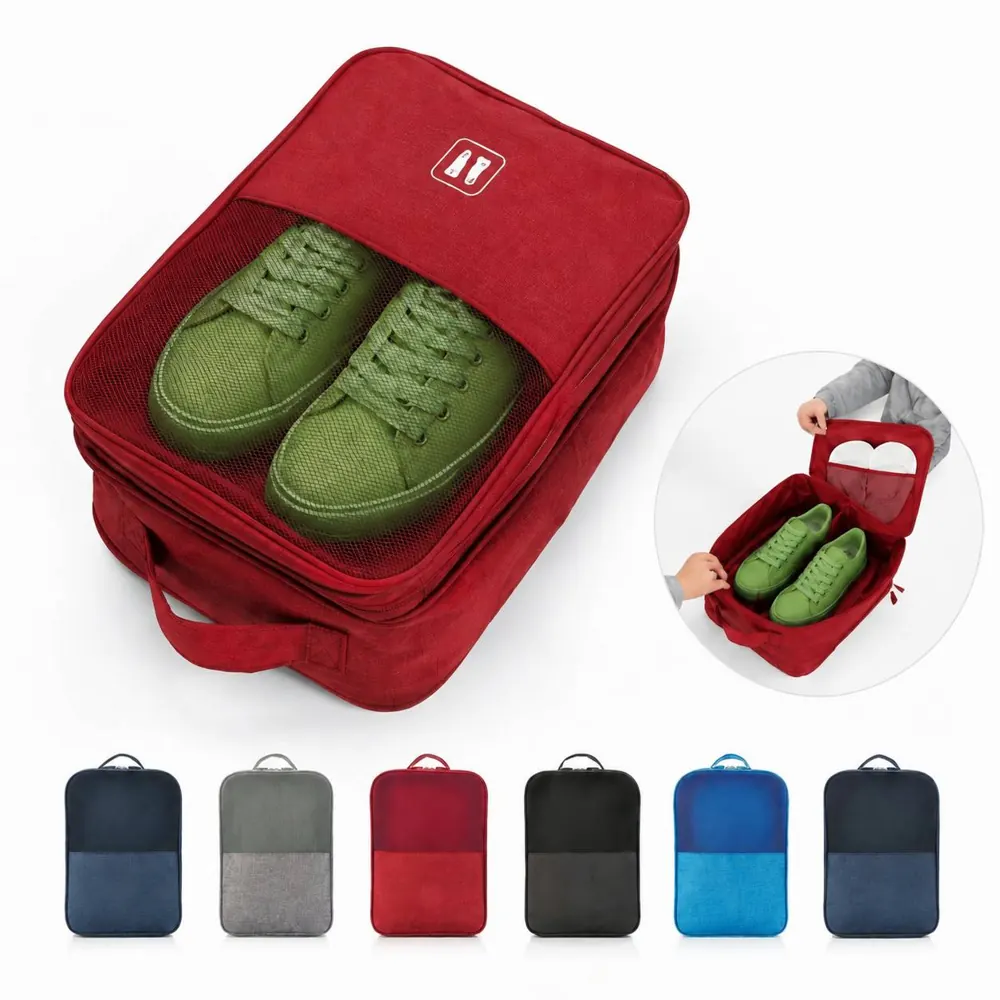 Travel Shoe Organizer Bag with Luggage Strap 2