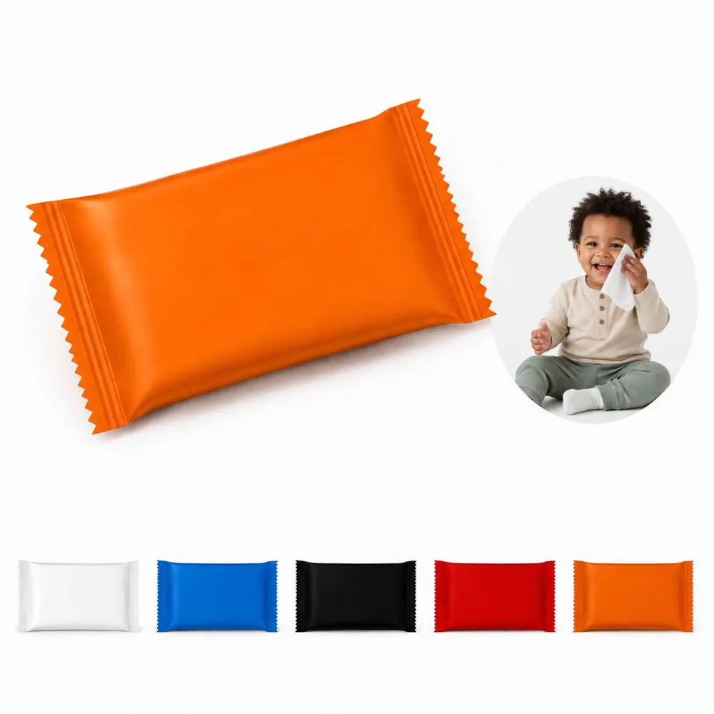 Food Grade Wet Wipes, Individually Wrapped for On-the-Go 2