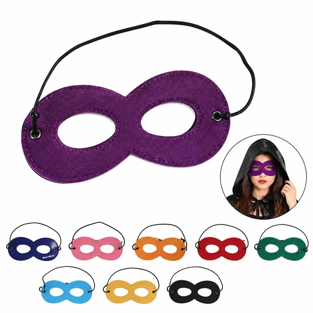 Halloween Classic Eye Mask Set with Elastic Band 2