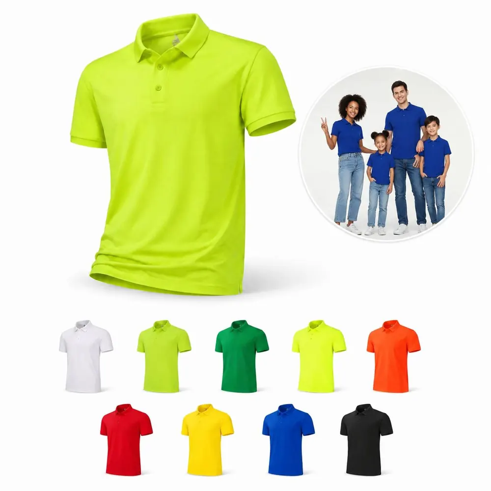Unisex Quick-Dry Performance Polo Shirt for Sports & Casual 2