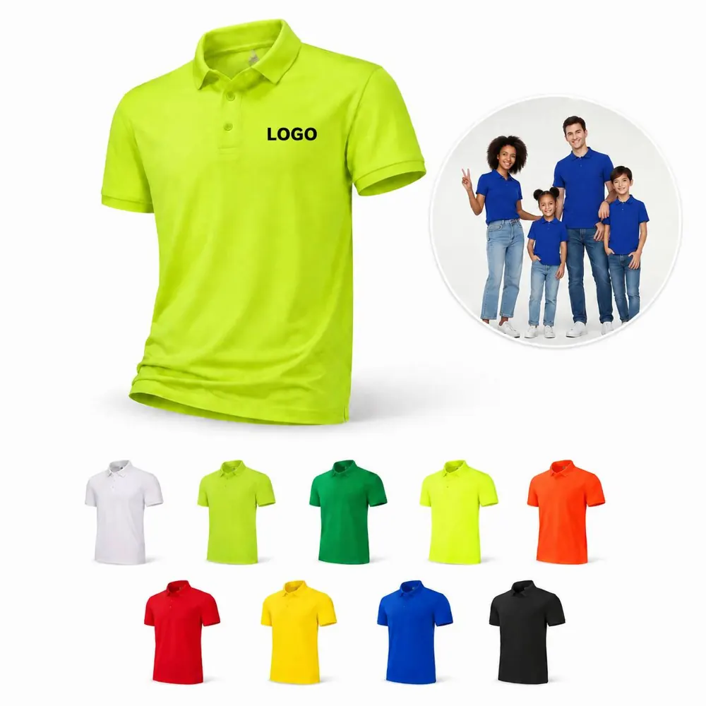 Unisex Quick-Dry Performance Polo Shirt for Sports & Casual