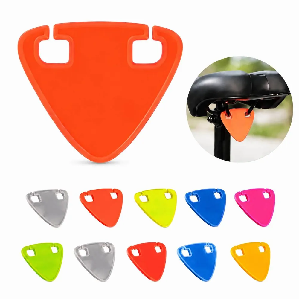 Reflective Bike Warning Triangle, Foldable High-Vis Safety 2