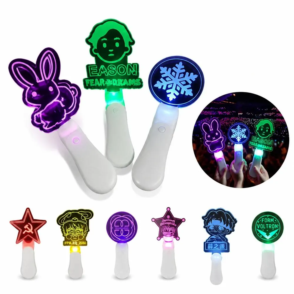 LED Cheer Stick with Multicolor Flashing Light for Events 2