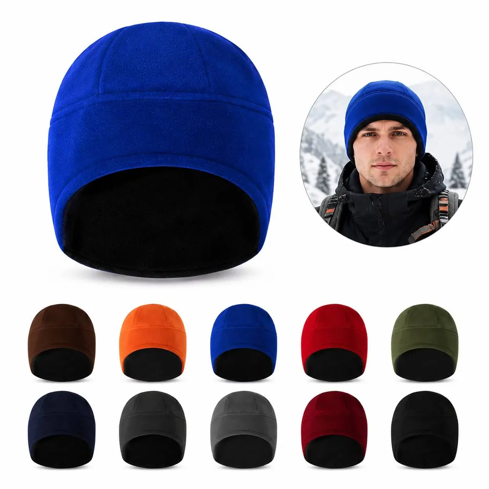 Polar Fleece Cycling Cap Warm Earshade for Winter 2