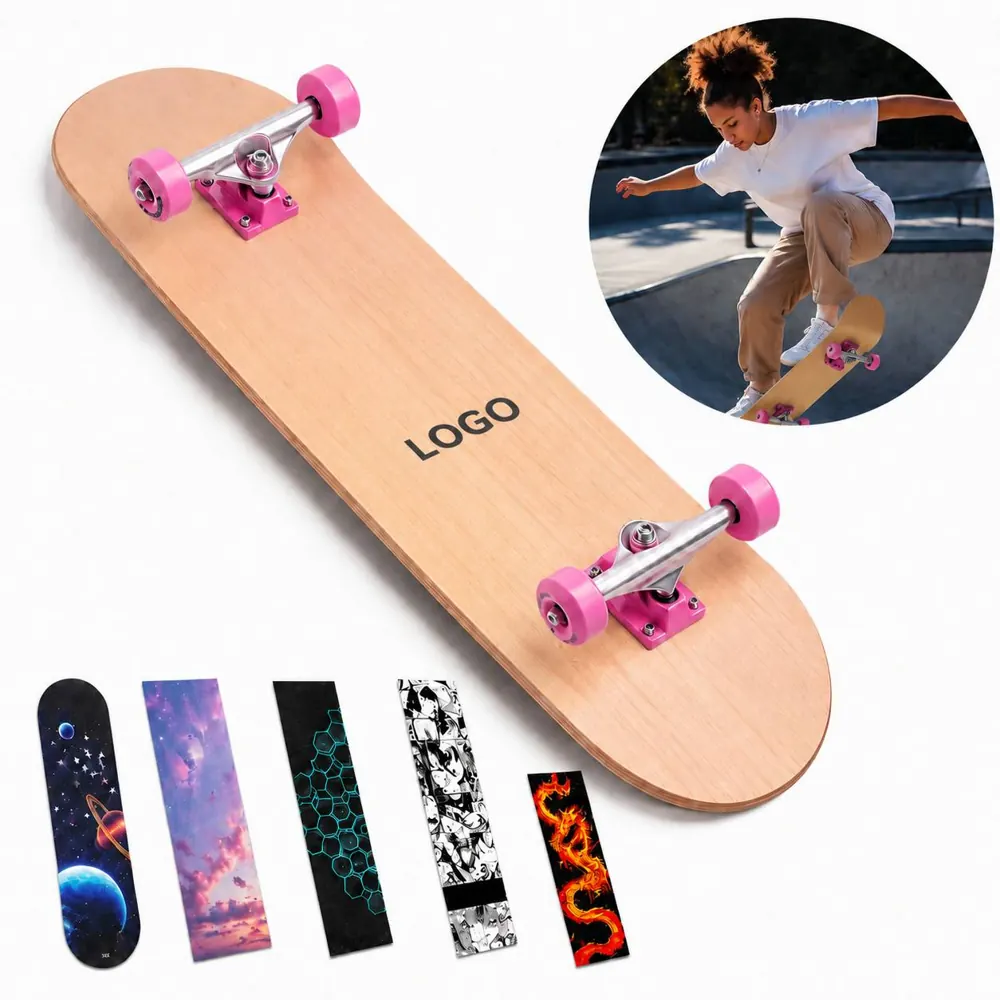 Waterproof Skateboard Grip Tape 9x33 Inch Anti-Slip Deck