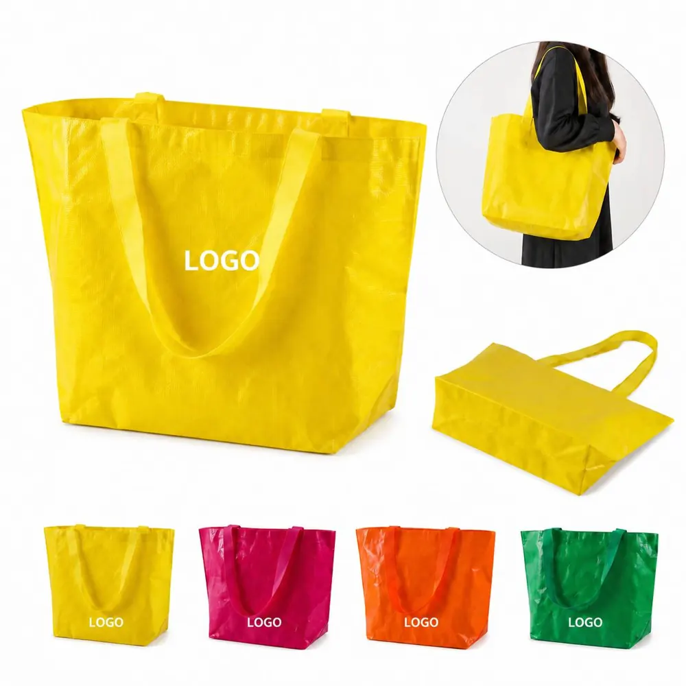 Durable PP Woven Shopping Bag with Ergonomic Handles