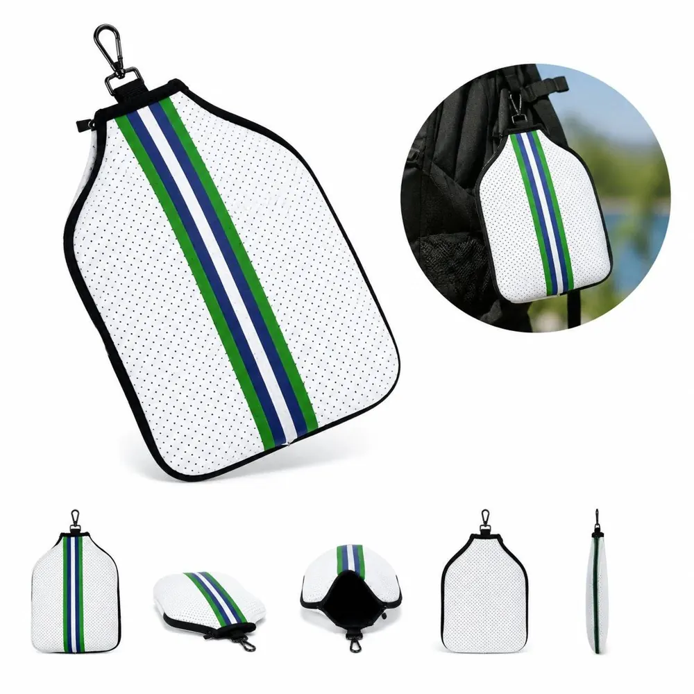 Personalized Pickleball Paddle Cover with Hook, Durable 2