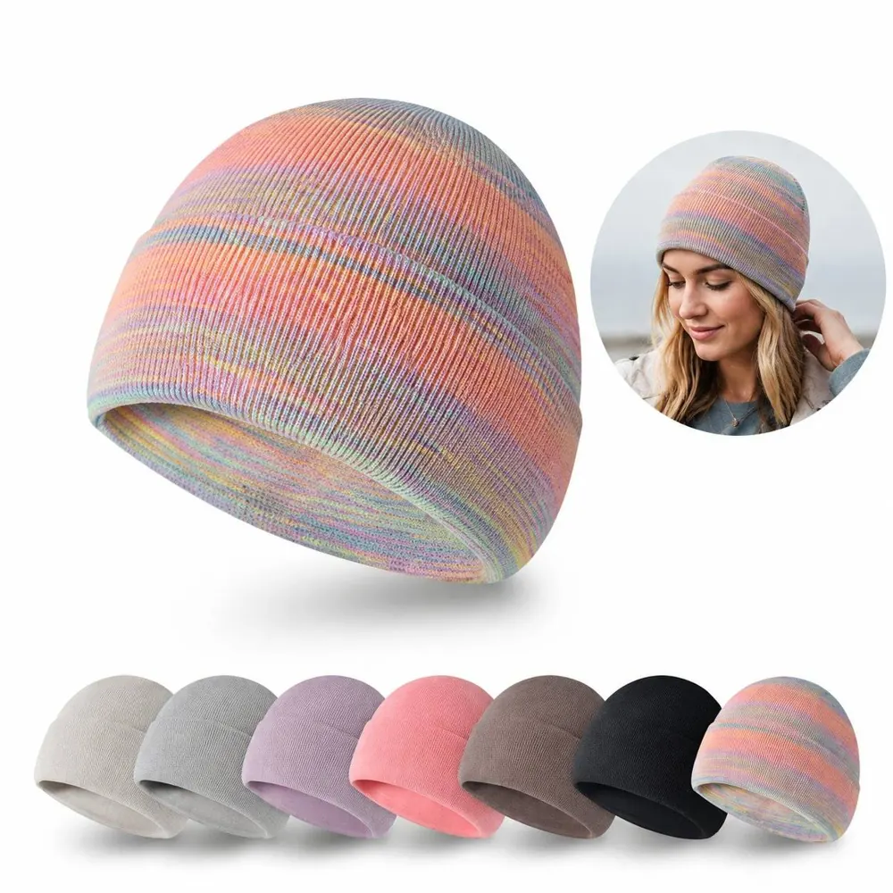 Stretchy Knit Beanie Winter Warm Hat for Cold Weather 2