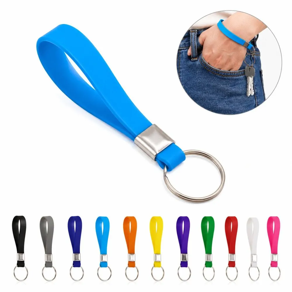 Customizable Silicone Keychain, Lightweight Durable Key 2
