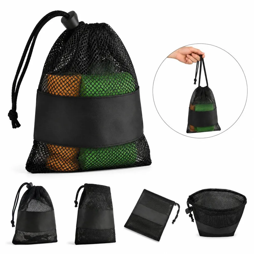 Heat-Resistant Mesh Drawstring Bags with Cord Locks 2